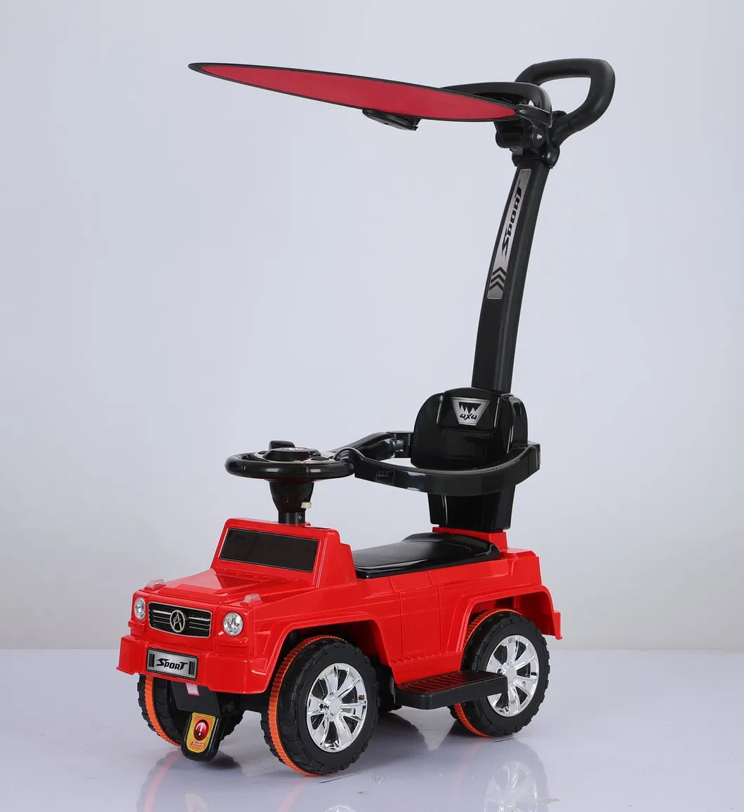 Multi-Function Coasting Trolley Kids Ride on Car Baby Walker with Light and Music