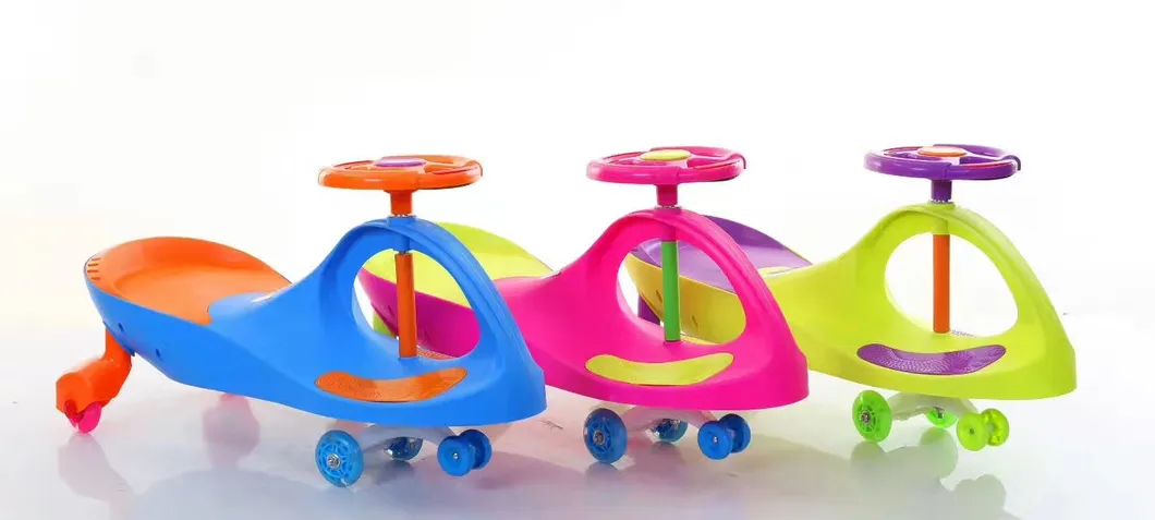 New Model Plastic Baby Swing Car Baby Toy Car