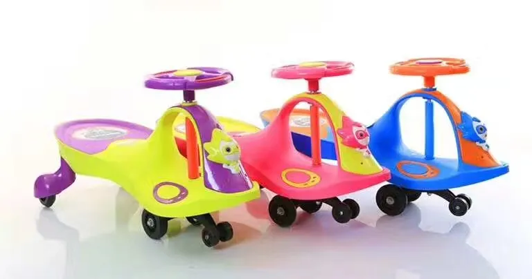 New Model Plastic Baby Swing Car Baby Toy Car