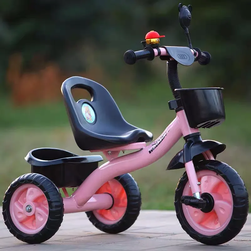 New Type Cheap Baby Tricycle Scooter Toy Car Imitation Inflatable Tricycle Suitable for 1 to 6 Years Old Children