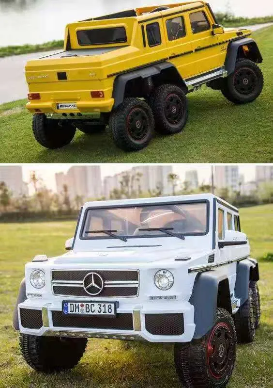 Newest 6 Wheels Kids Classic Electric Benz Licensed Big Sized Ride on Car 24V