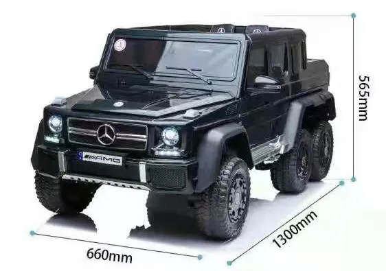 Newest 6 Wheels Kids Classic Electric Benz Licensed Big Sized Ride on Car 24V