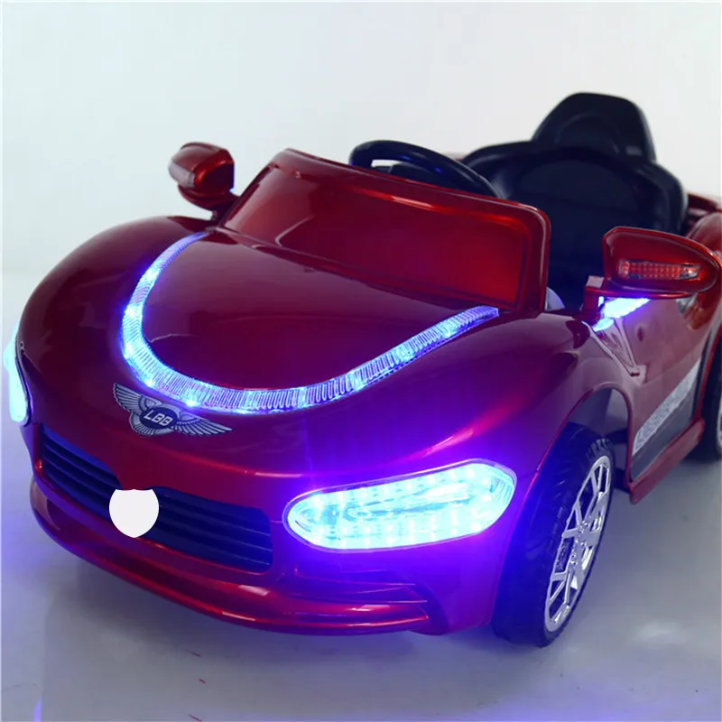 Plastic Material Kids Toy Electric Car Ride on Car with Remote Control and LED Headlight