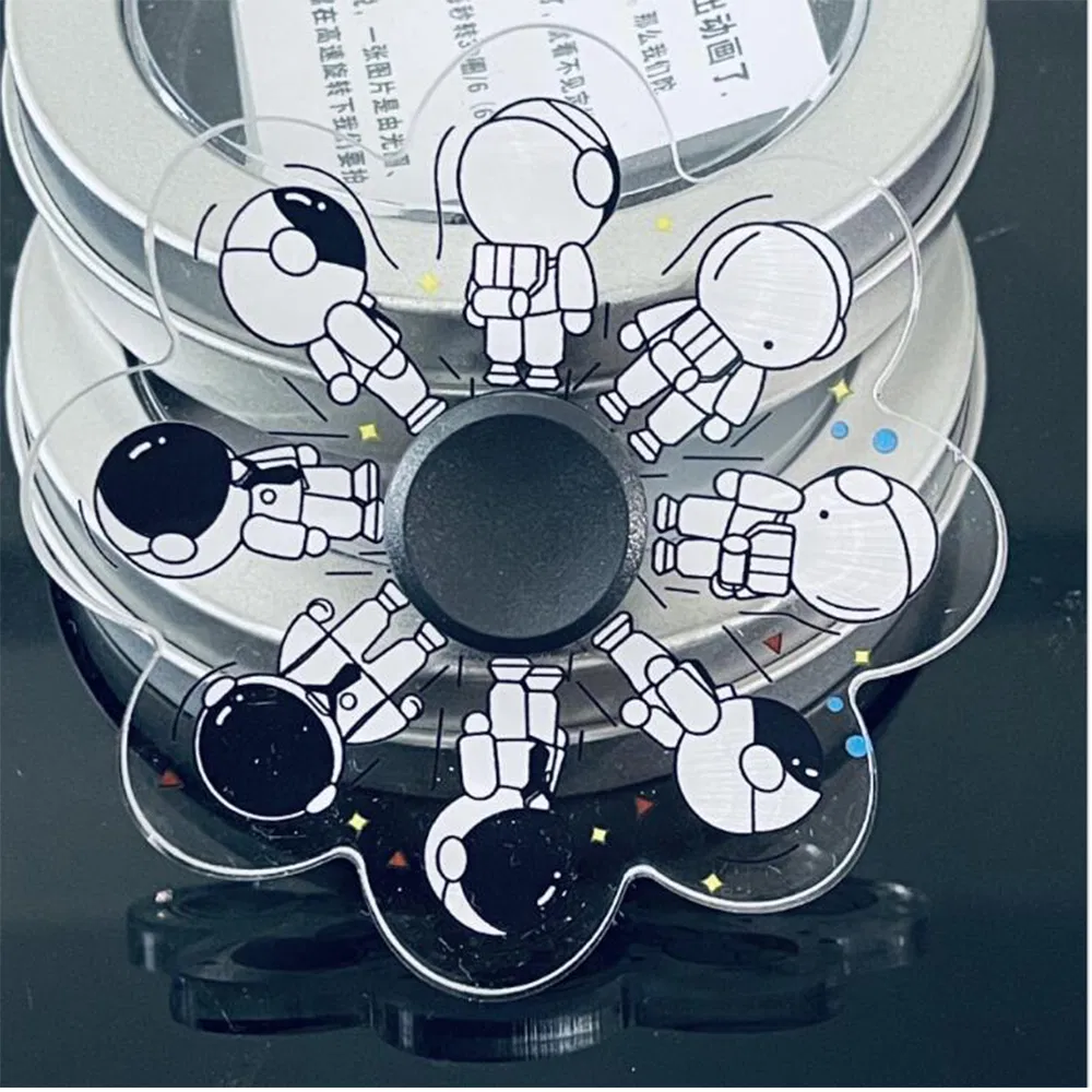 Pop Fidget Spinners, Can Run Dynamic Fingertip Spinner for Hand Stress Relief