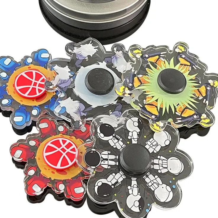 Pop Fidget Spinners, Can Run Dynamic Fingertip Spinner for Hand Stress Relief