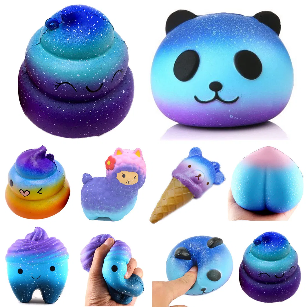 PU Soft Cotton Candy Slow Rising Squishies Scented Squishy Novelty Toy