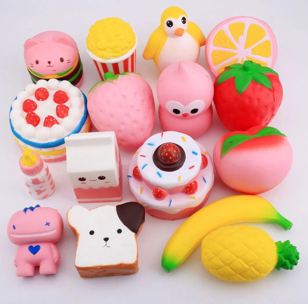PU Soft Cotton Candy Slow Rising Squishies Scented Squishy Novelty Toy