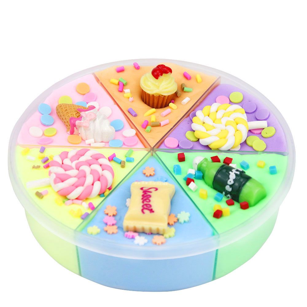 Puff Slime Plastic Clay Light Clay Colorful Modeling Polymer Clay