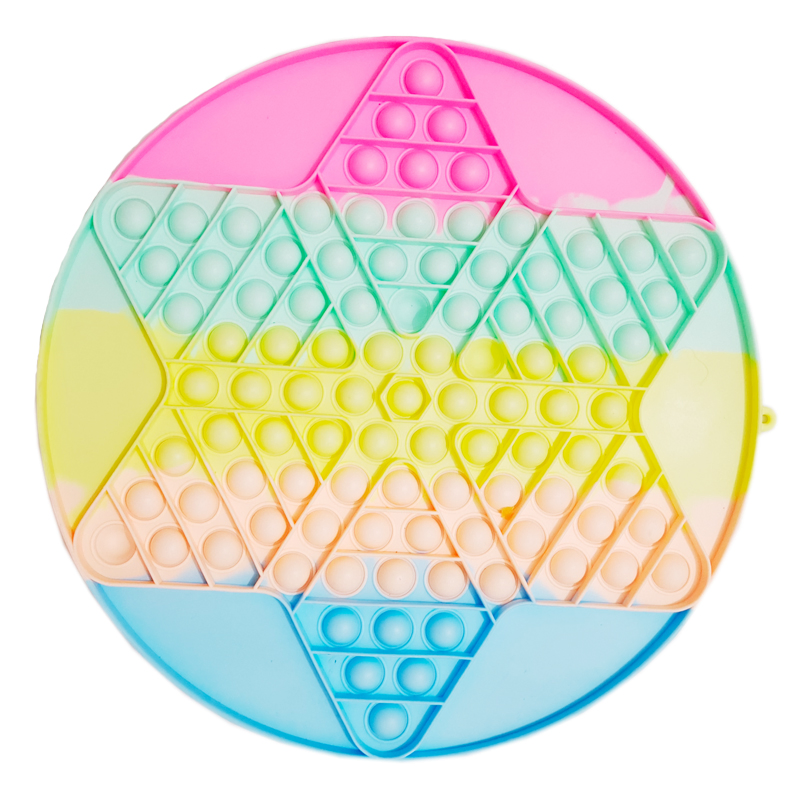 Relieve Stress Child Game Board 20cm 30cm 40cm Silicone Toy Push Pop Bubble Fidget Sensory Toy