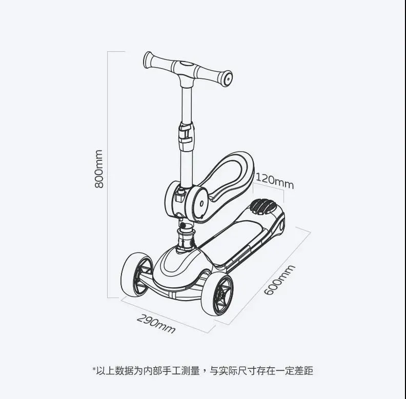 S003 Green Children′s Scooter 1-3 Years Old