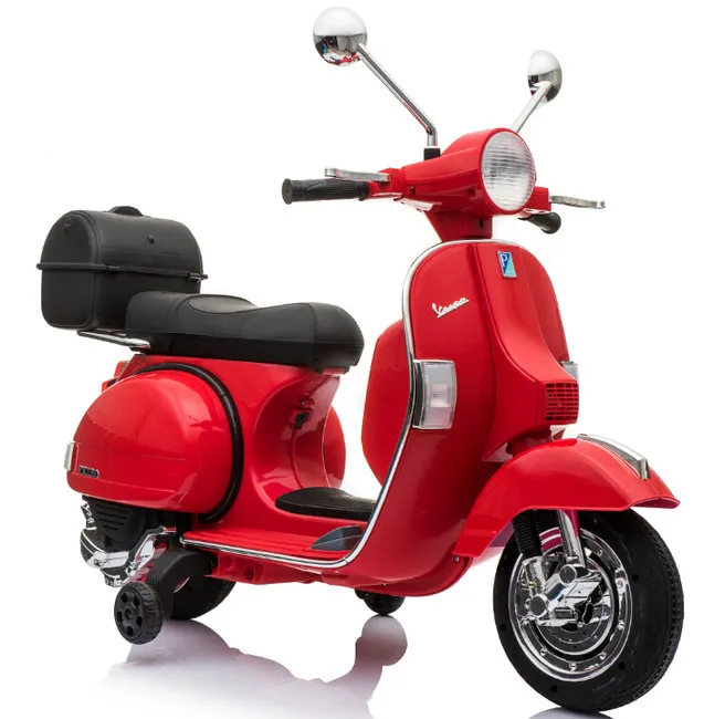 Vespa Licensed 12V Electric Kids Motorcycle Bike Toy