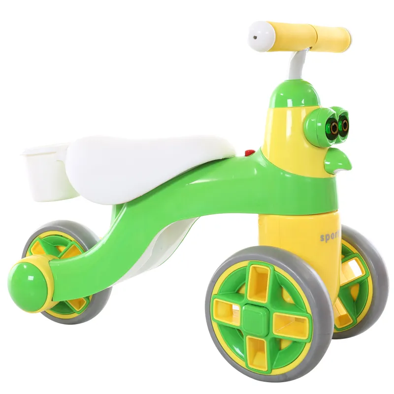 Wholesale Factory 3 Wheels Car Foot Pushed Mini Baby Balance Bike Mini Baby Walker with Light and Music