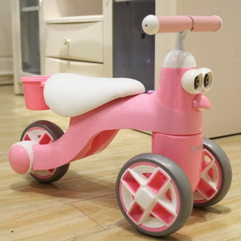 Wholesale Factory 3 Wheels Car Foot Pushed Mini Baby Balance Bike Mini Baby Walker with Light and Music