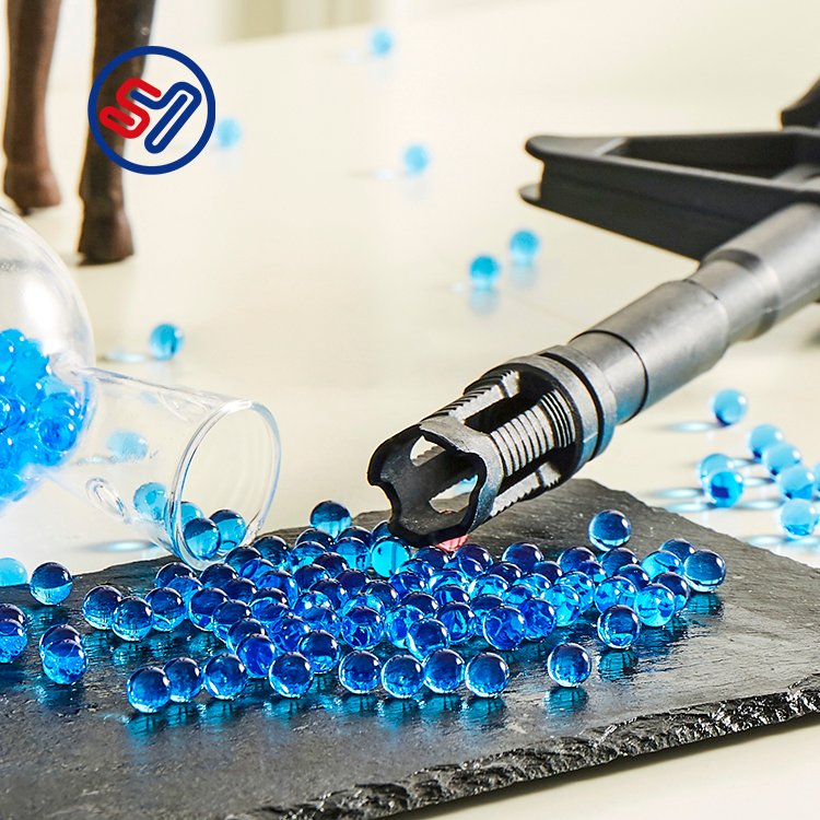 Yellow Non Toxic Biodegradable Consistent 7-8 mm Splat Ball Children Toys Gel Blaster Replacing Bb Gel Water Bullet Water Gel Bead Ball Refill Ammo